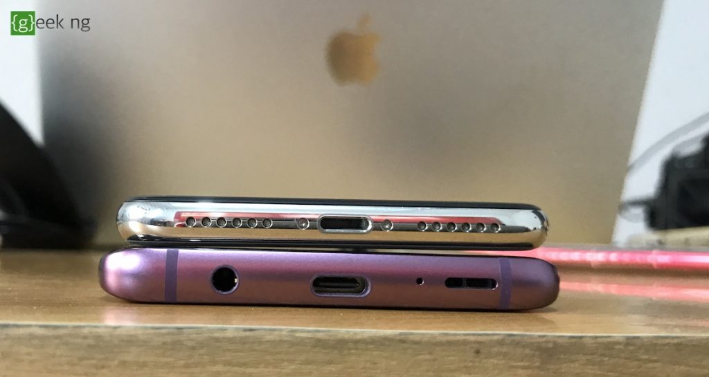 galaxy s9+ and iPhone x