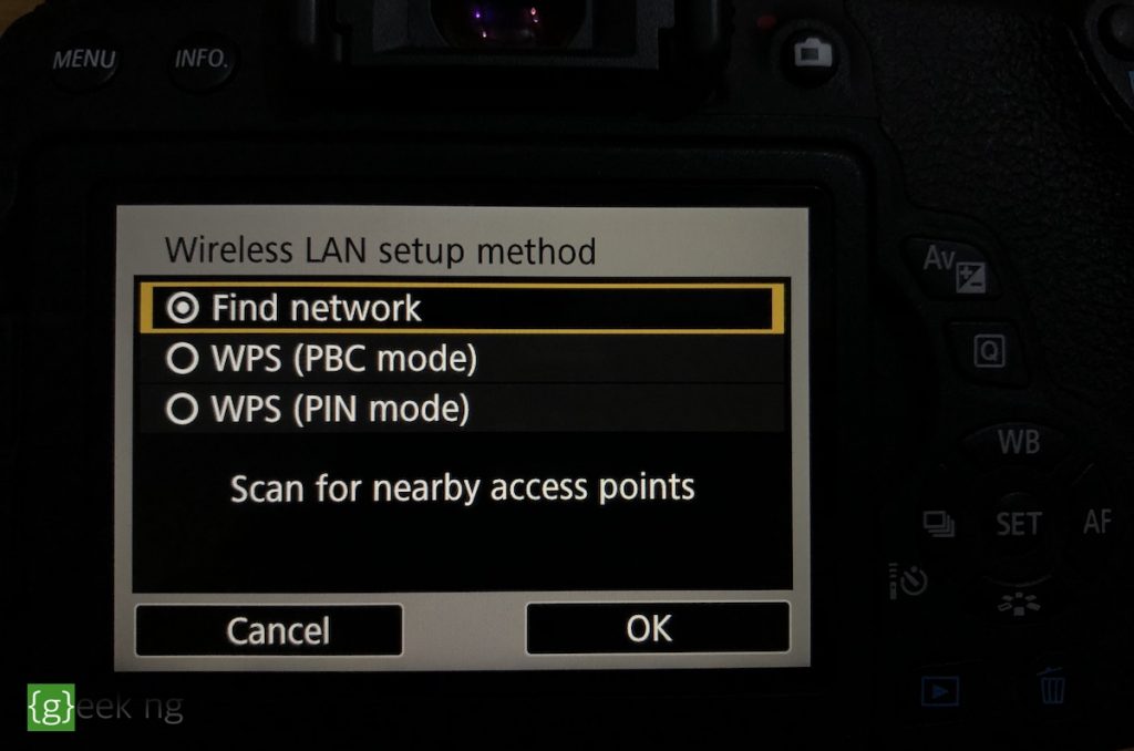 find wifi network