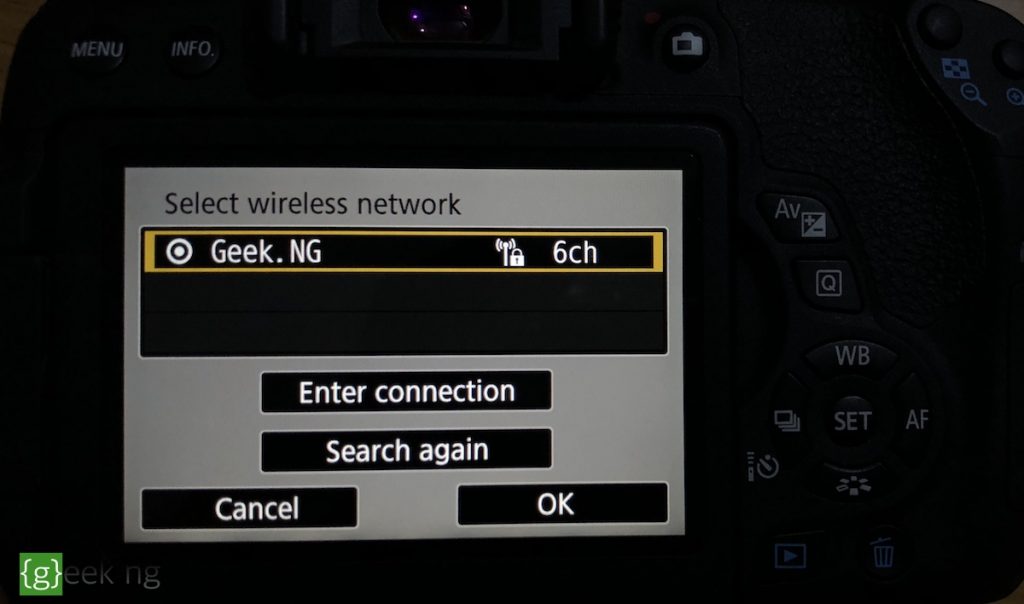 connect with WiFi network