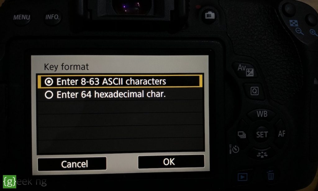 select key format