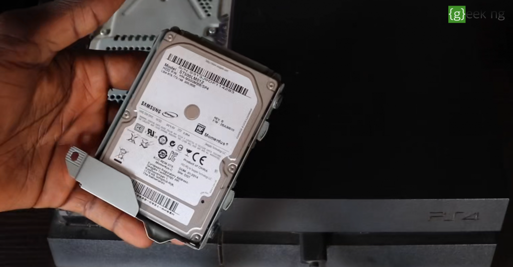 remove ps4 hard disk