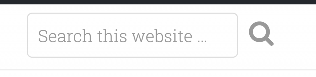 font awesome search icon