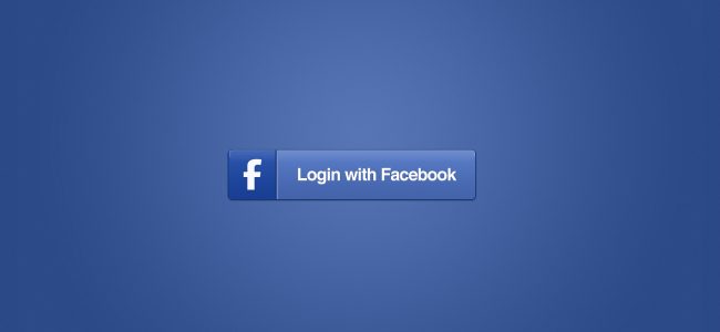 login with facebook
