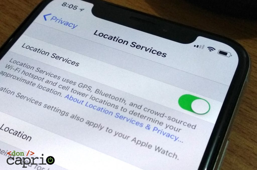 where is location setting on iphone where is location setting on iphone