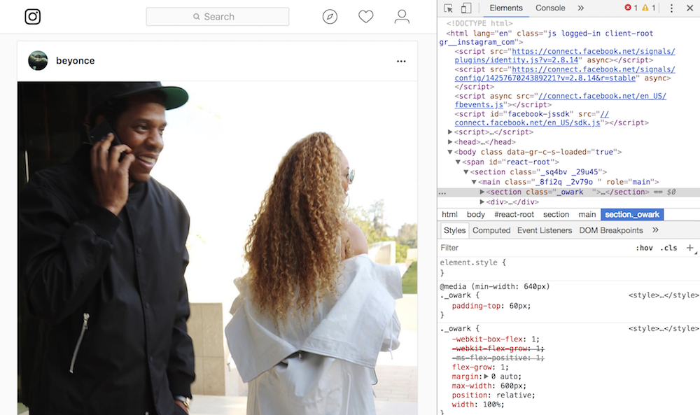 devtools on chrome