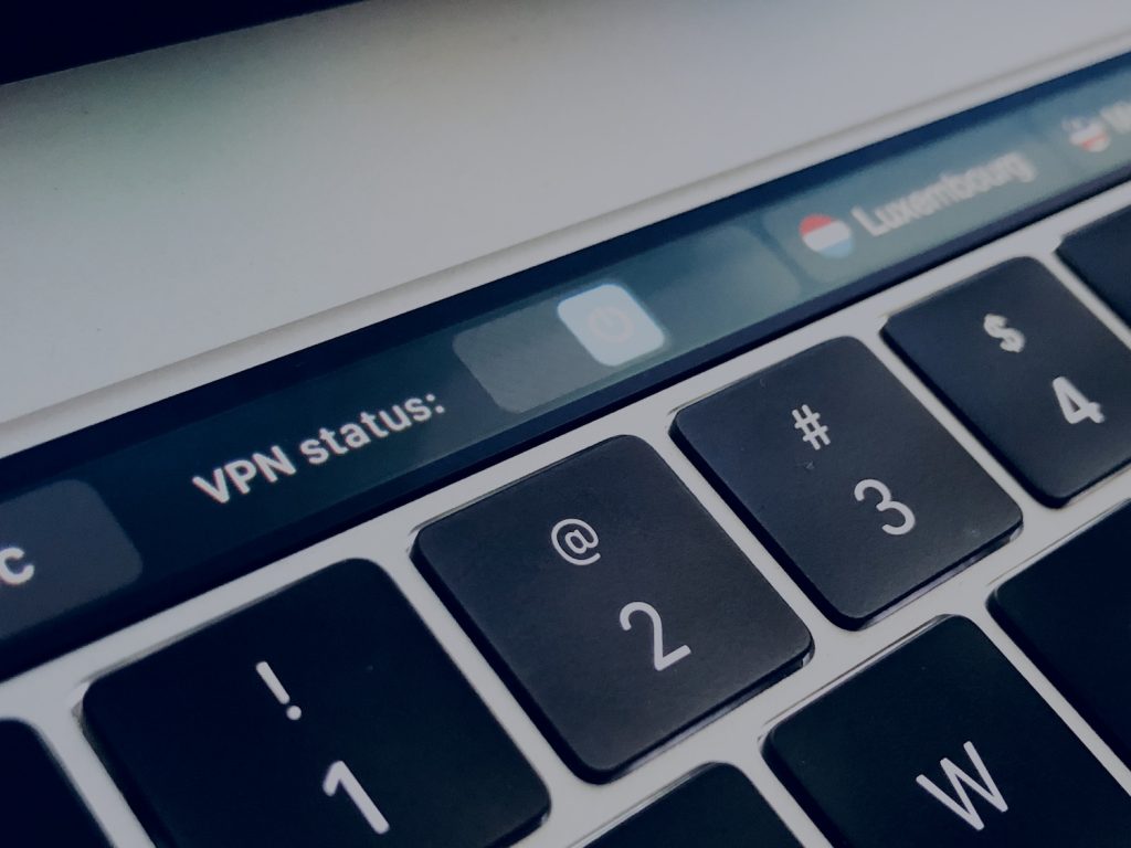 VPN on macbook touchbar