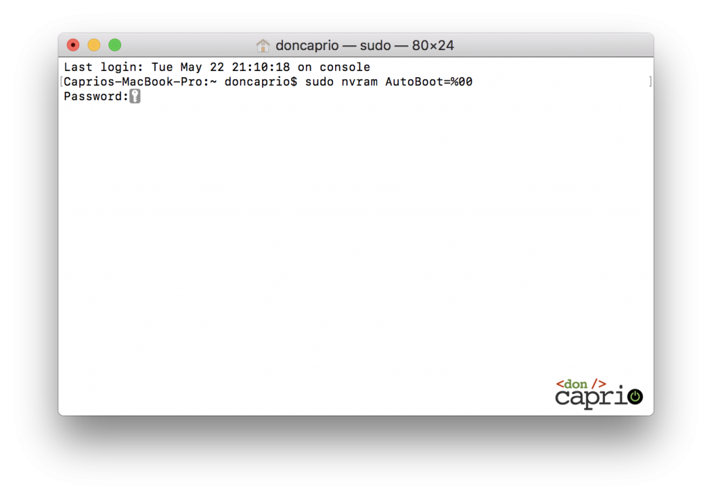 macbook auto power on