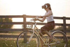 Augmented Reality, Bicycle, Bike, Child, Cyclist, Fence