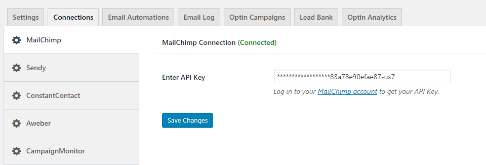 mailchimp-connection