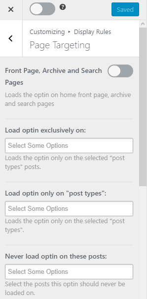 page-targeting