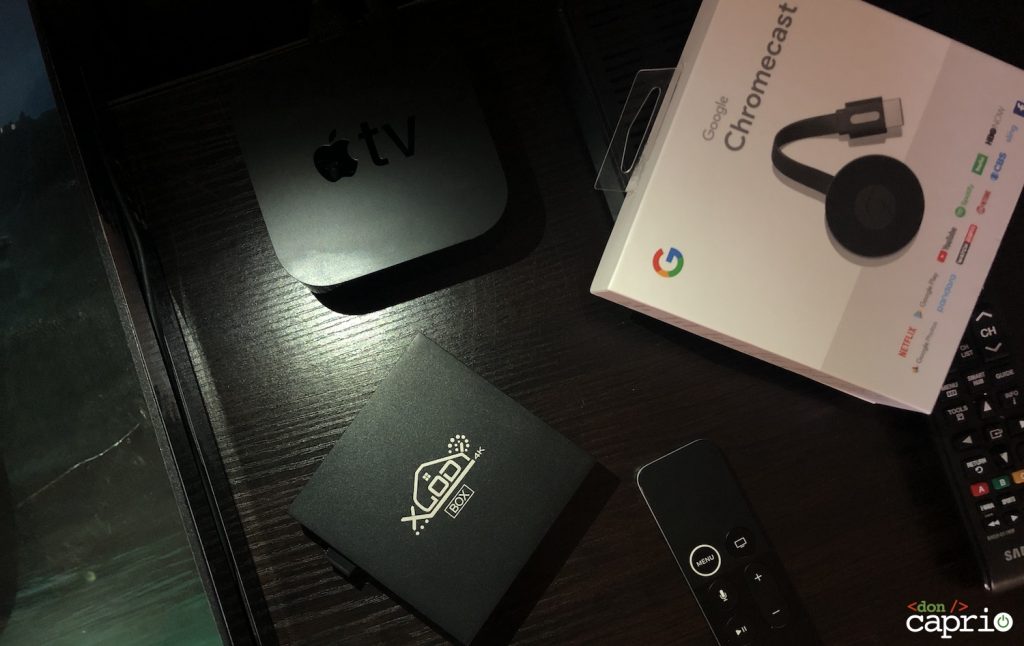 apple tv chromecast android tv box