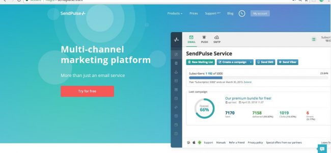 Sendpulse Review