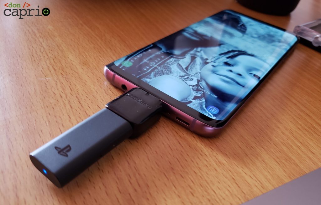 using playstation wireless gold headset with android