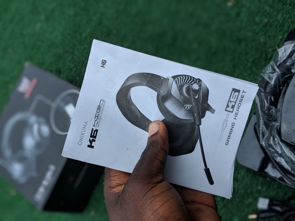 Onikuma K6 Gaming Headset User Manual
