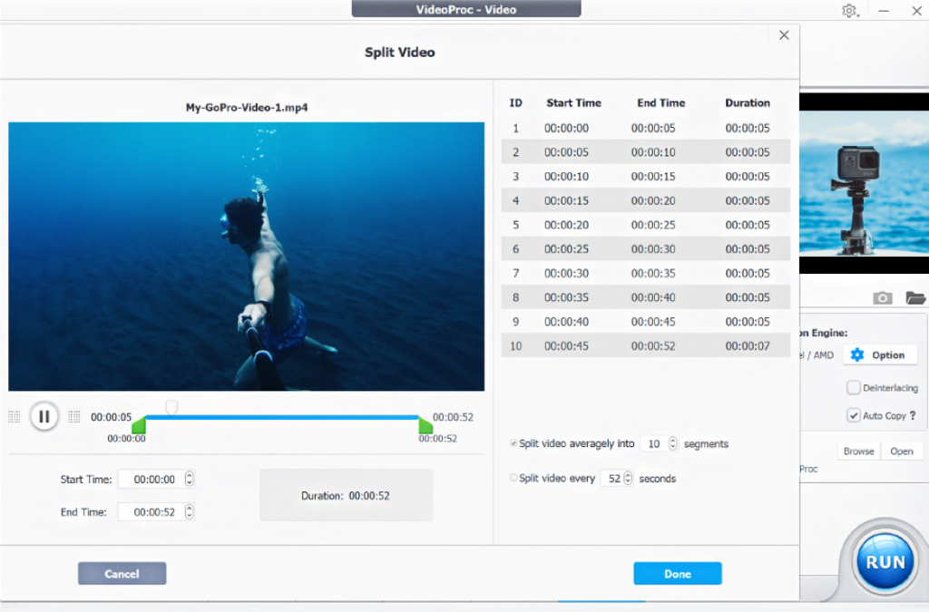 videopro video editing