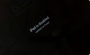 ipad disbaled