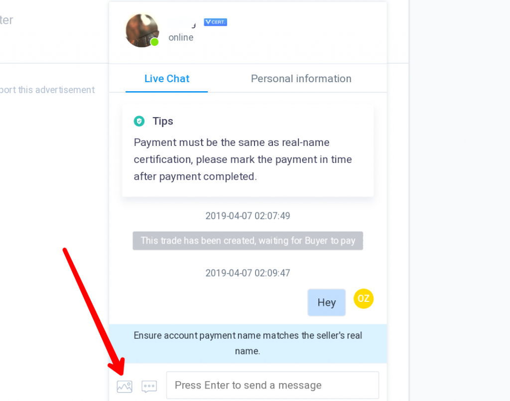 Upload Transaction Receipt