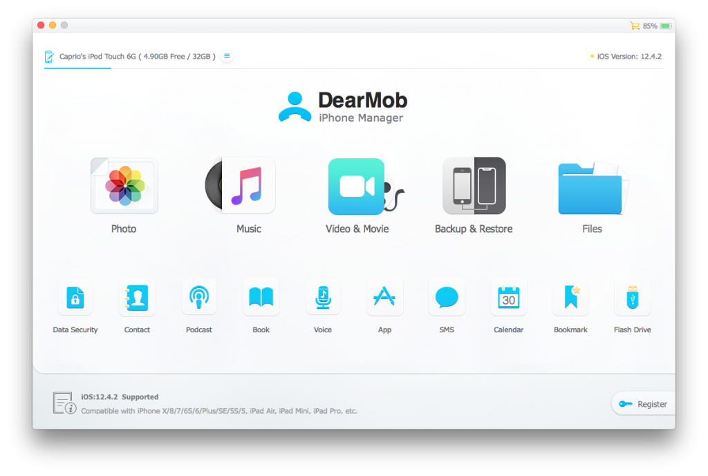 dearmob iphone manager