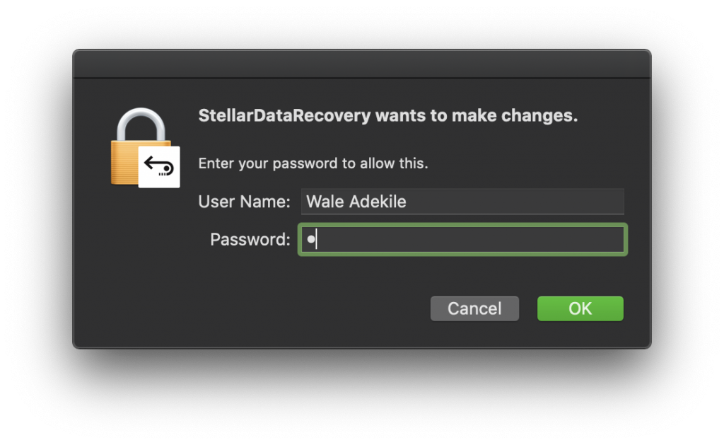 macos password