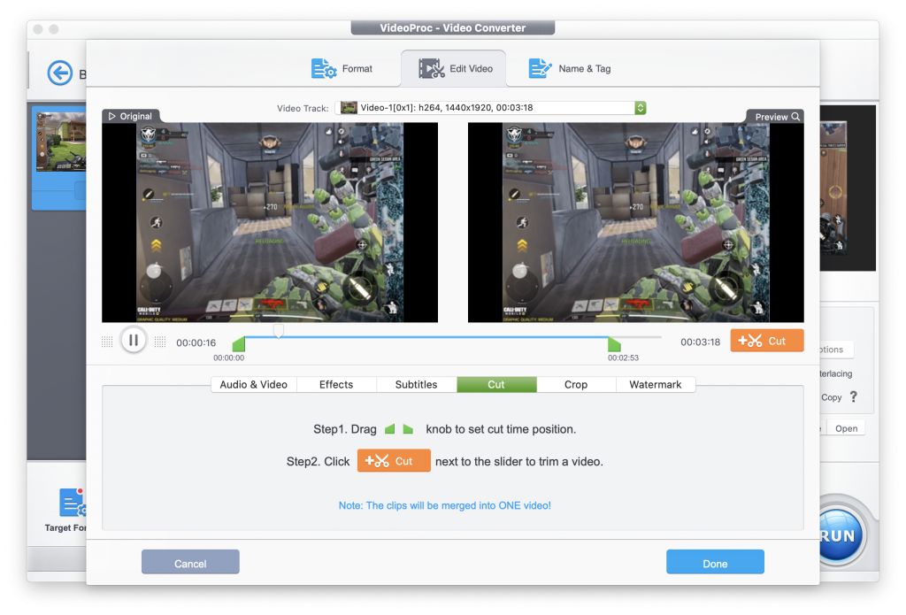 videoproc video editor