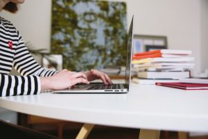 student laptop