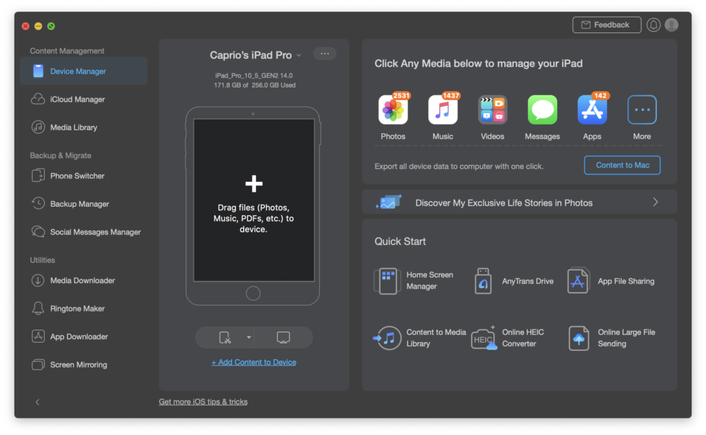 device manager