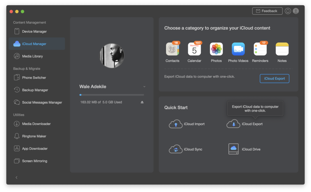 icloud manager