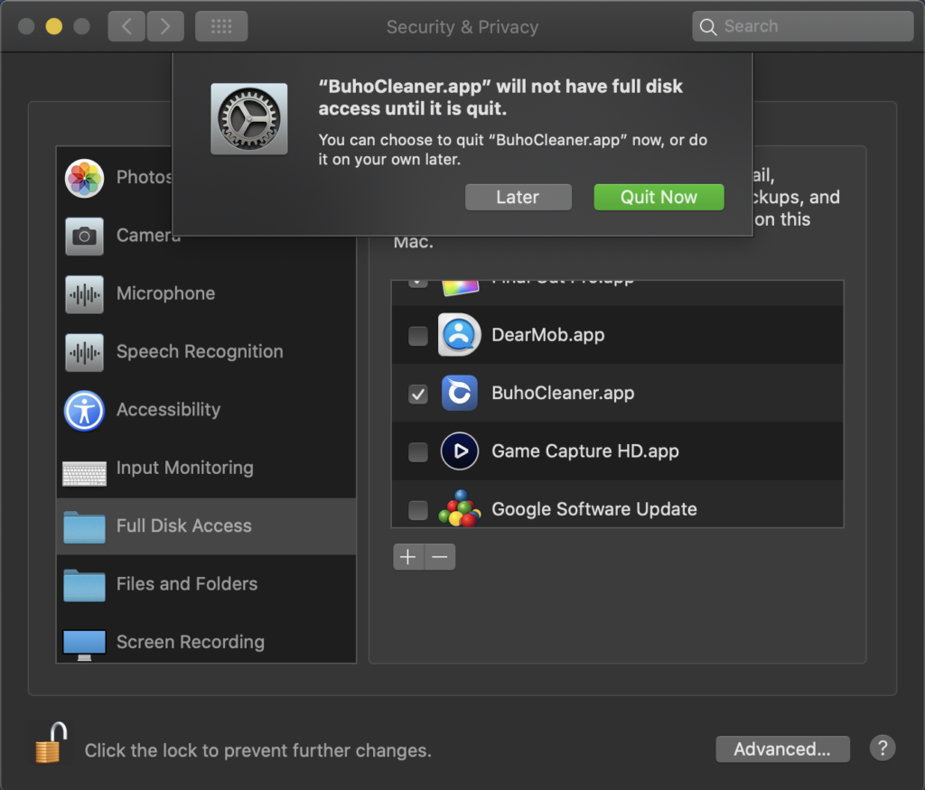 disk access