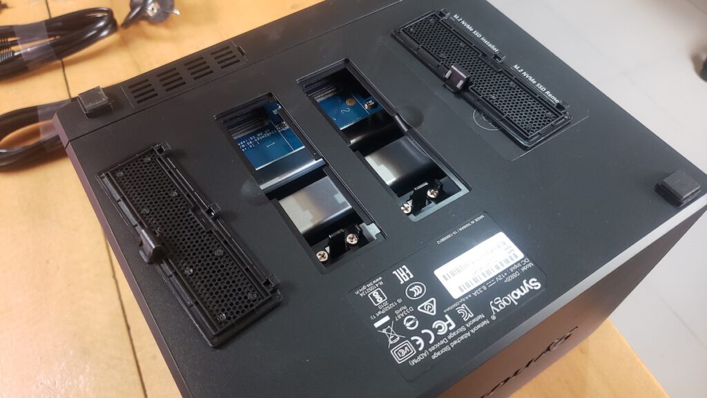 NVMe slots