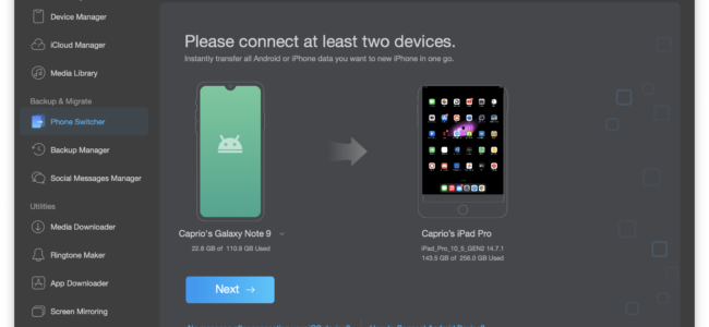 phone switcher