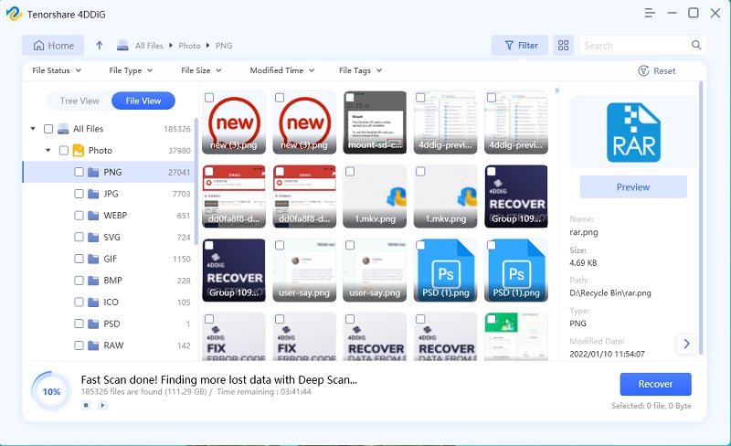 save-recovered-files-from-local-drive