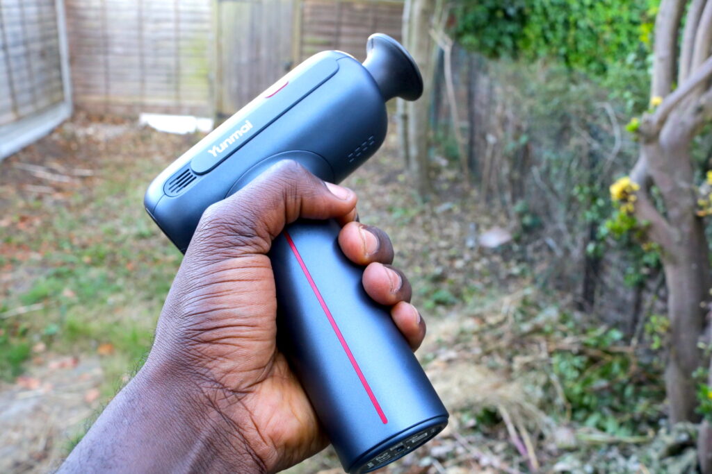 easepro massage gun in hand