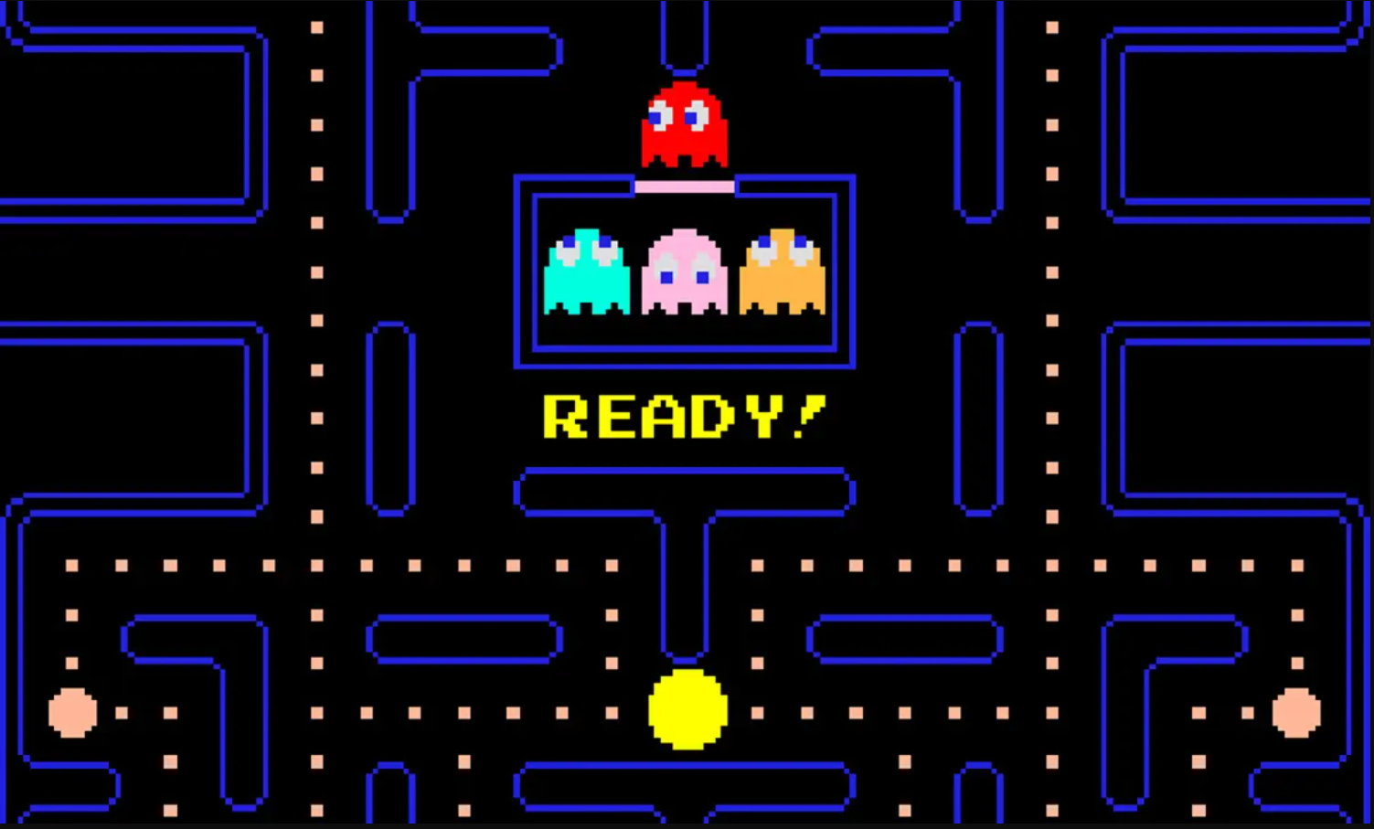 Игры 80 х годов. Первая игра Pac man. Pacman игра 1980 года. Pac-man 1980. Компьютерные игры в 1980 Pac man.