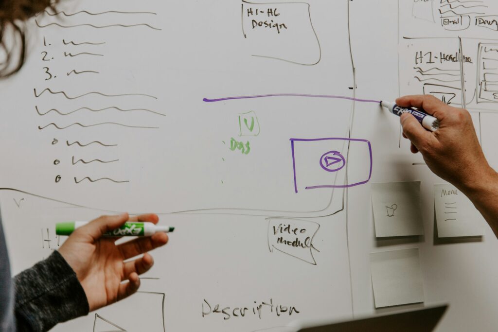 tech design wireframe